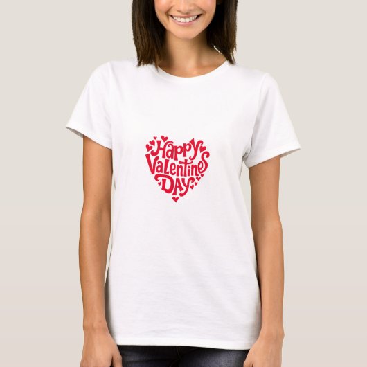 Happy Valentine's Day Tシャツ (正面)