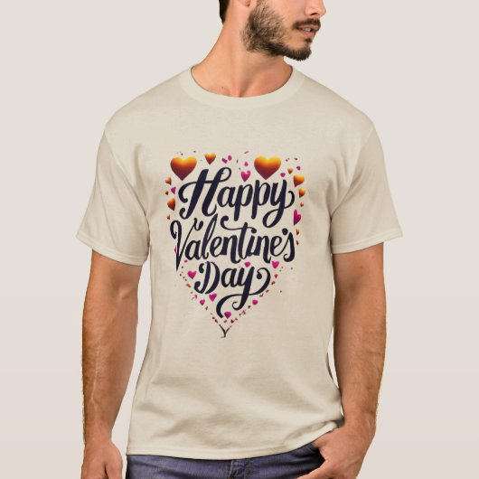 Happy Valentine's Day Tシャツ (正面)