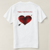 Happy Valentine's Day T-Shirt Tシャツ (デザイン裏面)