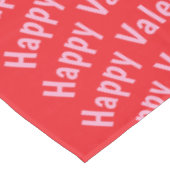 Happy Valentine's Day Tablecloth Red テーブルクロス (アングル)