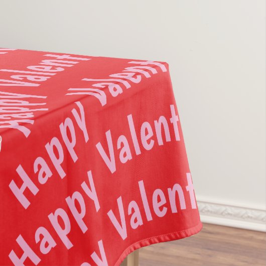 Happy Valentine's Day Tablecloth Red テーブルクロス (インサイチュ)