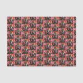 Happy Valentine's Day Tissue Paper Cat Red Hearts 薄葉紙 (正面)