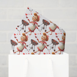 Happy Valentine's Day Tissue Paper Cooking Hearts 薄葉紙