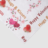 Happy Valentine's Day Tissue Paper Couple Hearts 薄葉紙 (詳細)