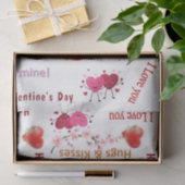 Happy Valentine's Day Tissue Paper Couple Hearts 薄葉紙 (ギフト)