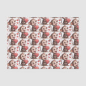 Happy Valentine's Day Tissue Paper Monkey Hearts 薄葉紙 (正面)
