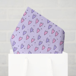 Happy Valentine's Day Tissue Paper Pink Hearts 薄葉紙