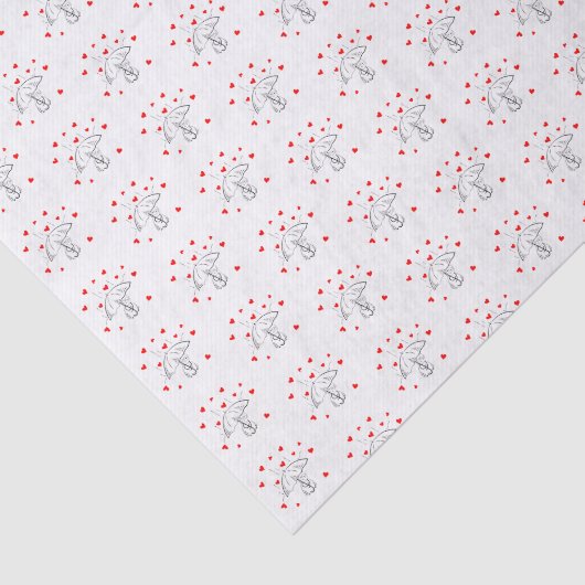 Happy Valentine's Day Tissue Paper Umbrella Hearts 薄葉紙 (詳細)