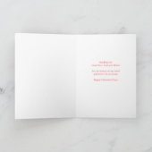 Happy Valentine's Day to Dad-To-Be with Big Heart  カード (内部)