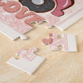 Happy Valentines Day Truck Loads of Love Heart Kid ジグソーパズル (側面)