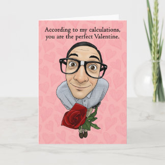 Happy Valentines Day Will You Be Mine Nerdy Geek  シーズンカード