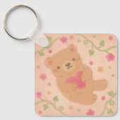 Happy Valentine's Day with Teddy Bear キーホルダー (正面)