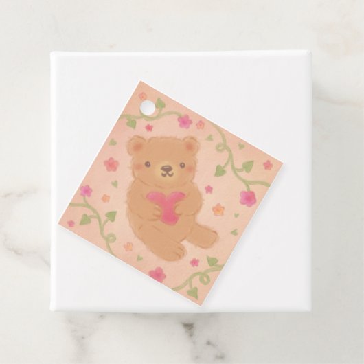 Happy Valentine's Day with Teddy Bear フェイバータグ (インサイチュ)