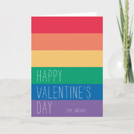 Happy Valentine's | LGBTQ レインボーバレンタイン シーズンカード