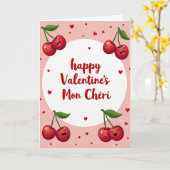 Happy Valentines Mon Cheri Card カード (黄色い花)