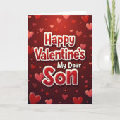 Happy Valentines Son Card カード (正面)