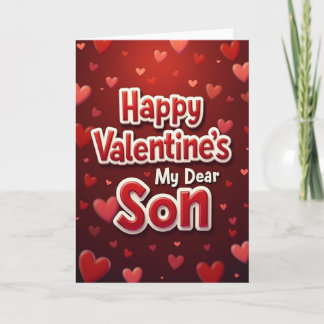 Happy Valentines Son Card カード