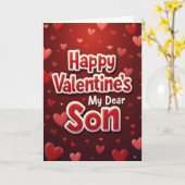 Happy Valentines Son Card カード (黄色い花)