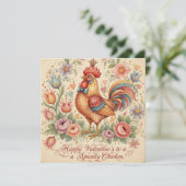 Happy Valentine's Spunky Chicken! シーズンカード (スタンド正面)