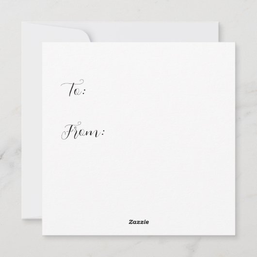 Happy Valentine's Spunky Chicken! シーズンカード (裏面)