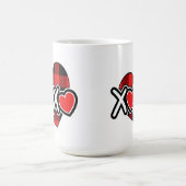 Happy valentine's xoxo Mug モーフィングマグカップ (中央)