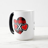 Happy valentine's xoxo Mug モーフィングマグカップ (正面左)