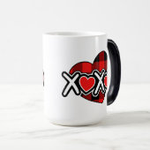 Happy valentine's xoxo Mug モーフィングマグカップ (正面右)