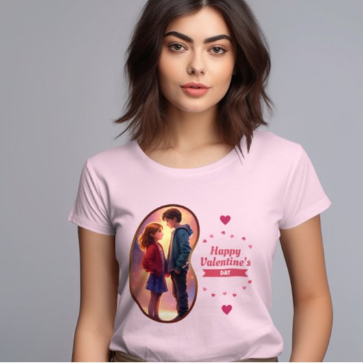 Happy Velentine's Day -ハートの願い Tシャツ