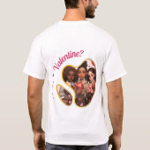 Happy Velentine's Day – バレンタイン Tシャツ (裏面)