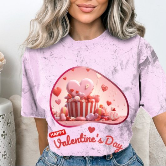 Happy Velentine's Day – ロマンチックな愛情 Tシャツ