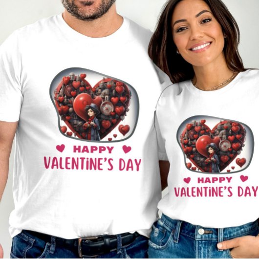 Happy Velentine's Day – 強度 Tシャツ