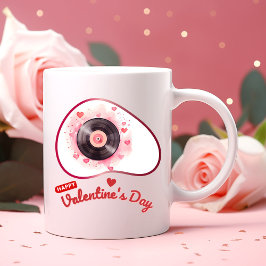 Happy Velentine's Day – 情熱的な永遠 ツートーンマグカップ