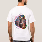 Happy Velentine's Day – 情熱的な献身 Tシャツ (裏面)