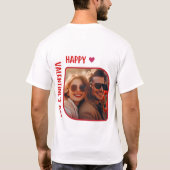 Happy Velentine's Day – 情熱的な連合 Tシャツ (裏面)