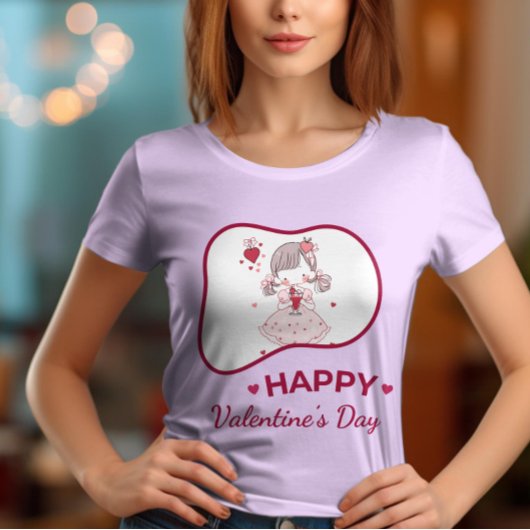 Happy Velentine's Day – 愛するSweetheart Love Tシャツ