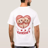Happy Velentine's Day – 最愛の出来事 Tシャツ (裏面)