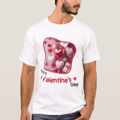 Happy Velentine's Day – 最愛の献身物語 Tシャツ (正面)
