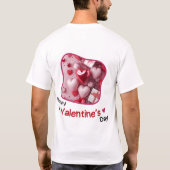 Happy Velentine's Day – 最愛の献身物語 Tシャツ (裏面)