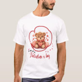 Happy Velentine's Day – 賞賛 Tシャツ (正面)
