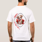 Happy Velentine's Day – 魅力的な愛情 Tシャツ (裏面)