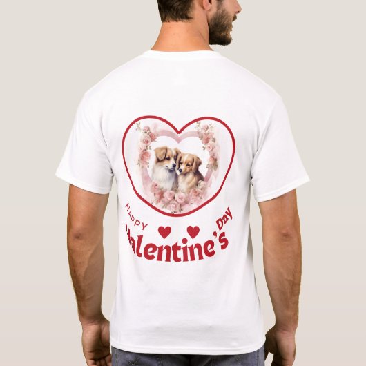 Happy Velentine's Day - Adoring Devotion Tシャツ (裏面)