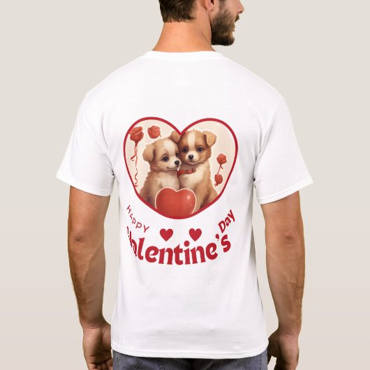 Happy Velentine's Day - Dreamy Adoration Tシャツ (裏面)