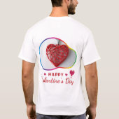 Happy Velentine's Day - Dreamy Love You Tシャツ (裏面)