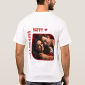Happy Velentine's Day - Eternal Love Story Tシャツ (裏面)