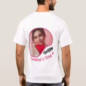 Happy Velentine's Day - Fondness Tシャツ (裏面)