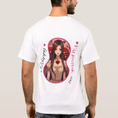 Happy Velentine's Day - Loving Cares Tシャツ (裏面)