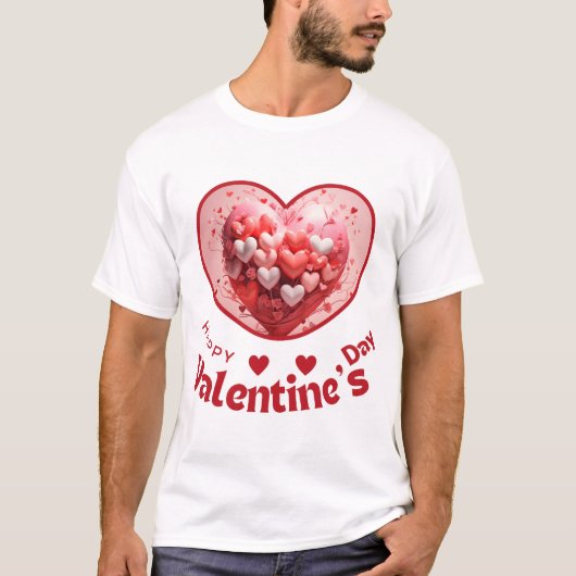 Happy Velentine's Day - Romantic Splendor Tシャツ (正面)
