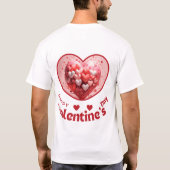 Happy Velentine's Day - Romantic Splendor Tシャツ (裏面)