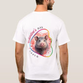 Happy Velentine's Day - Sweetheart's Enbrace Tシャツ (裏面)