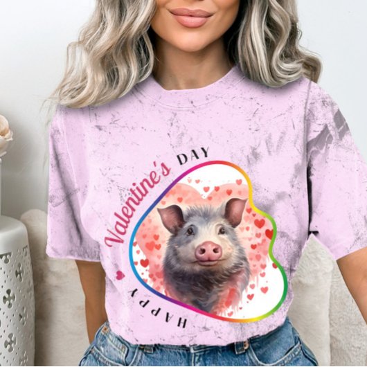 Happy Velentine's Day - Sweetheart's Enbrace Tシャツ